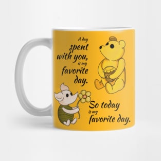 Winnie the Pooh - A day spent with you... Mug